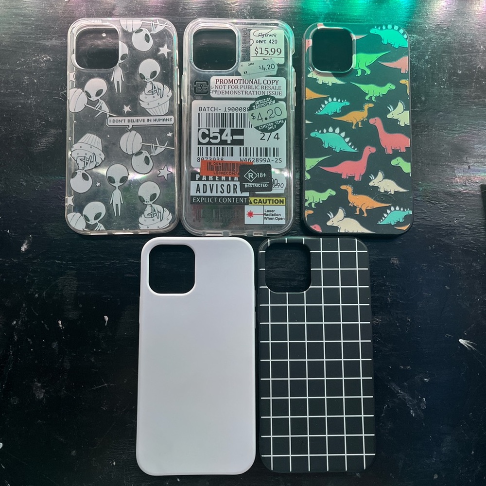 iphone 12 shein case bundle good condition